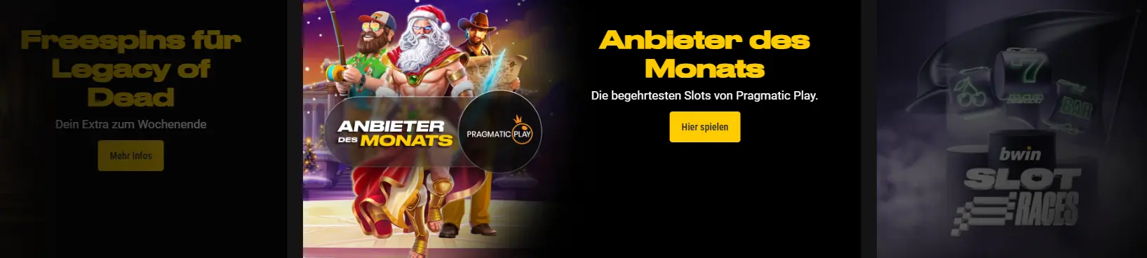Spielangebot bei BWIN CASINO