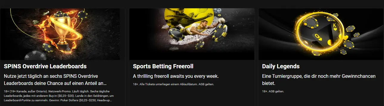 Gültigkeitsdauer der Aktion BWIN CASINO